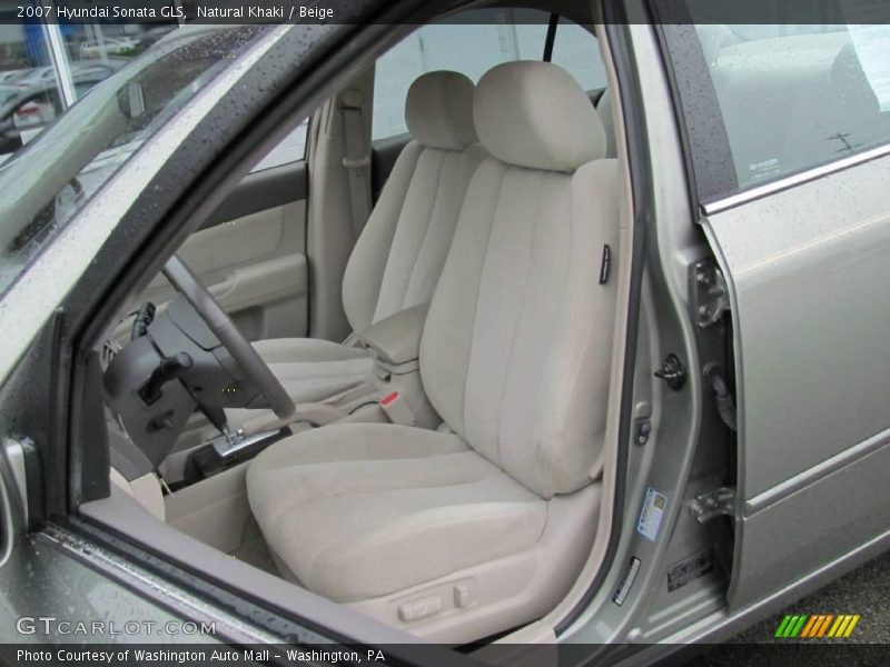 Natural Khaki / Beige 2007 Hyundai Sonata GLS