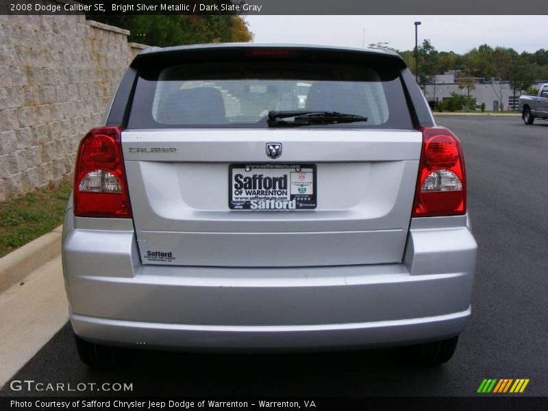 Bright Silver Metallic / Dark Slate Gray 2008 Dodge Caliber SE