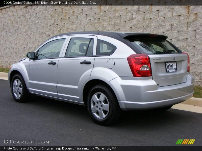 Bright Silver Metallic / Dark Slate Gray 2008 Dodge Caliber SE