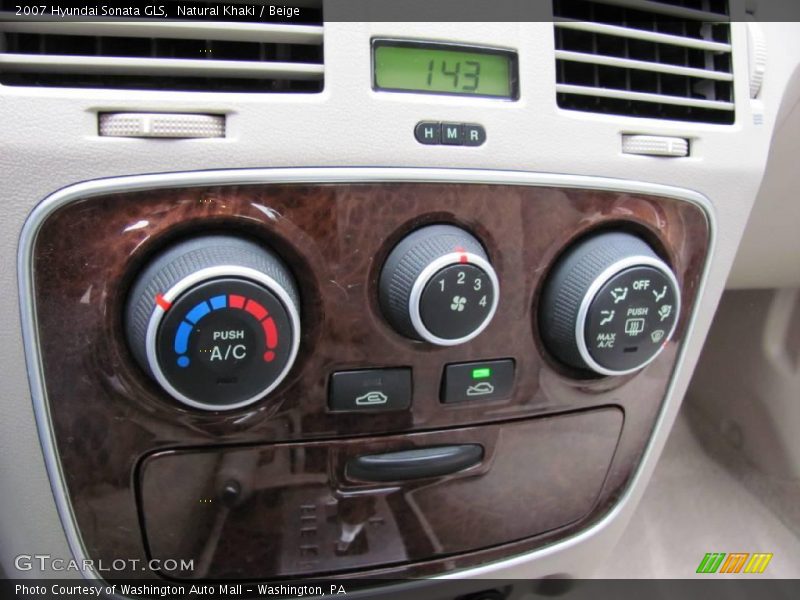 Natural Khaki / Beige 2007 Hyundai Sonata GLS