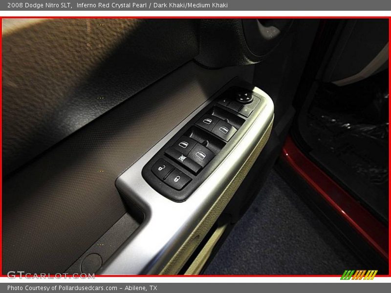 Inferno Red Crystal Pearl / Dark Khaki/Medium Khaki 2008 Dodge Nitro SLT