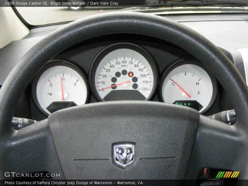 Bright Silver Metallic / Dark Slate Gray 2008 Dodge Caliber SE