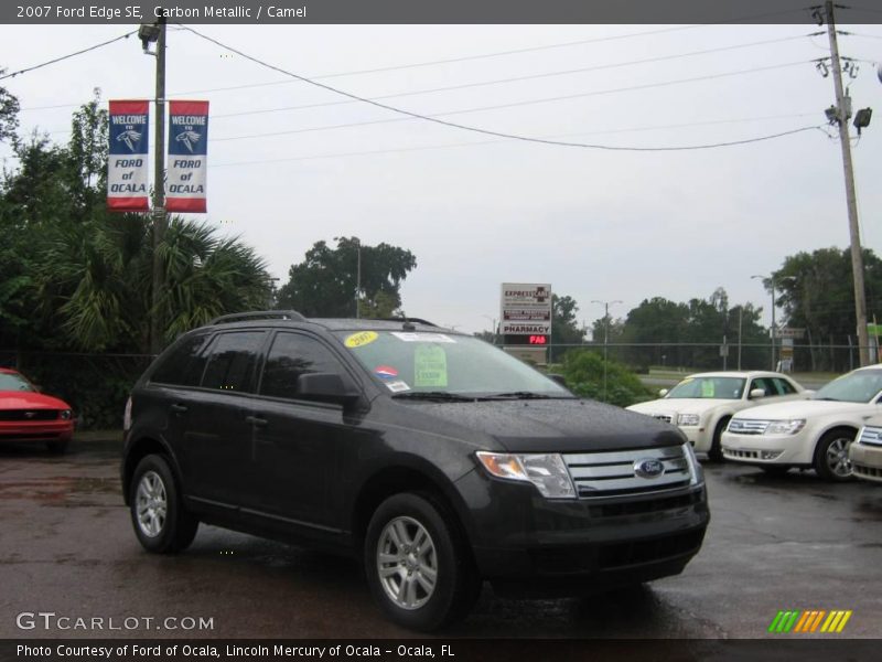 Carbon Metallic / Camel 2007 Ford Edge SE