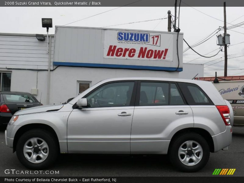 Quicksilver Metallic / Black 2008 Suzuki Grand Vitara