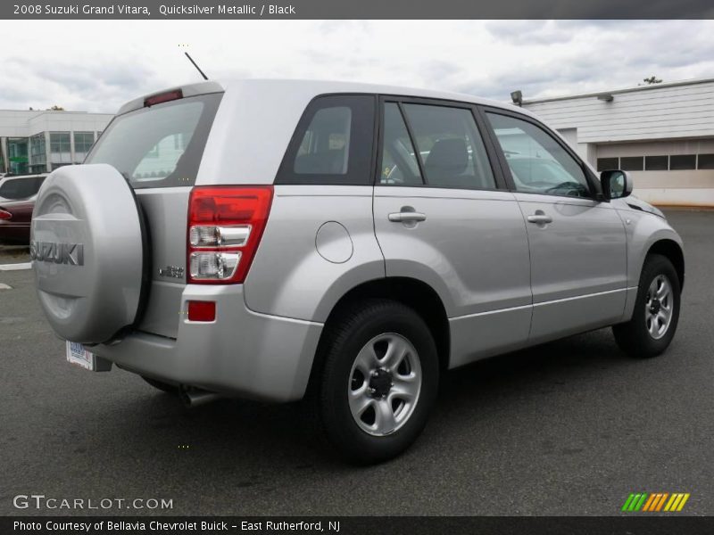 Quicksilver Metallic / Black 2008 Suzuki Grand Vitara