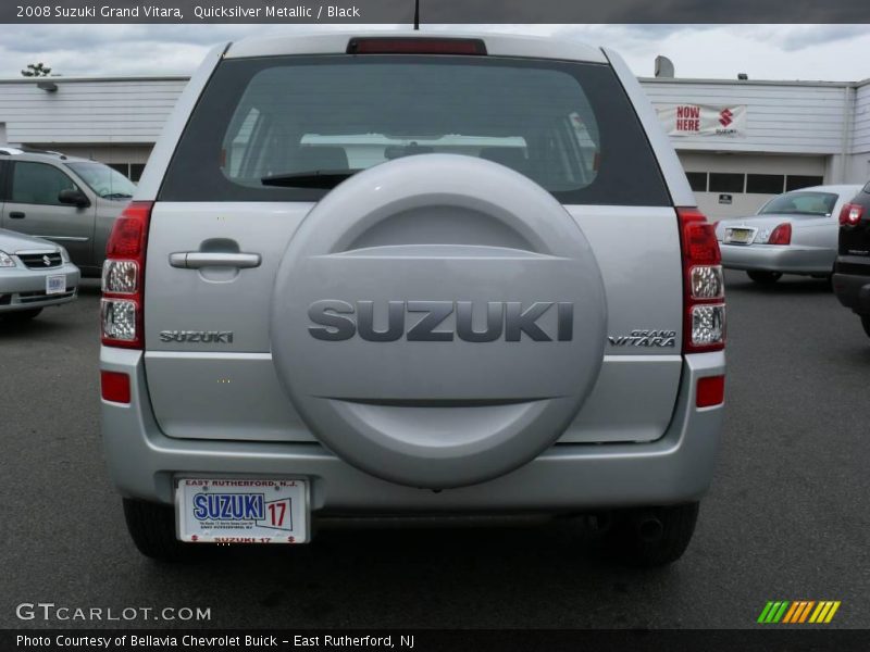 Quicksilver Metallic / Black 2008 Suzuki Grand Vitara