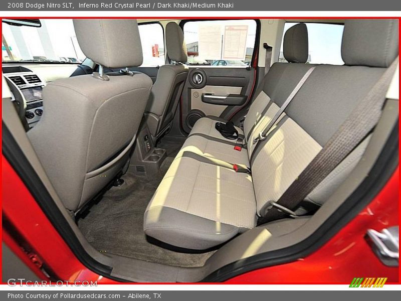 Inferno Red Crystal Pearl / Dark Khaki/Medium Khaki 2008 Dodge Nitro SLT
