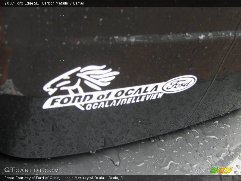 Carbon Metallic / Camel 2007 Ford Edge SE