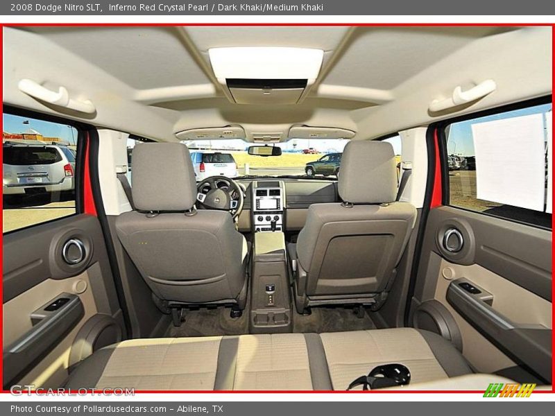 Inferno Red Crystal Pearl / Dark Khaki/Medium Khaki 2008 Dodge Nitro SLT