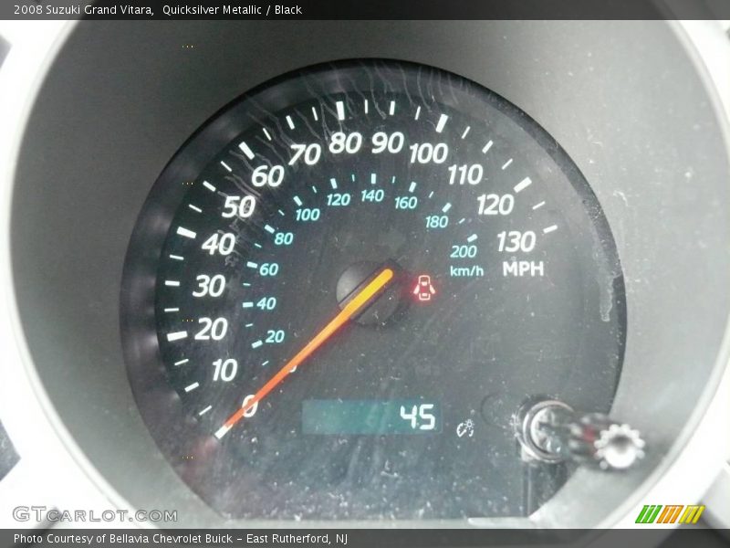 Quicksilver Metallic / Black 2008 Suzuki Grand Vitara