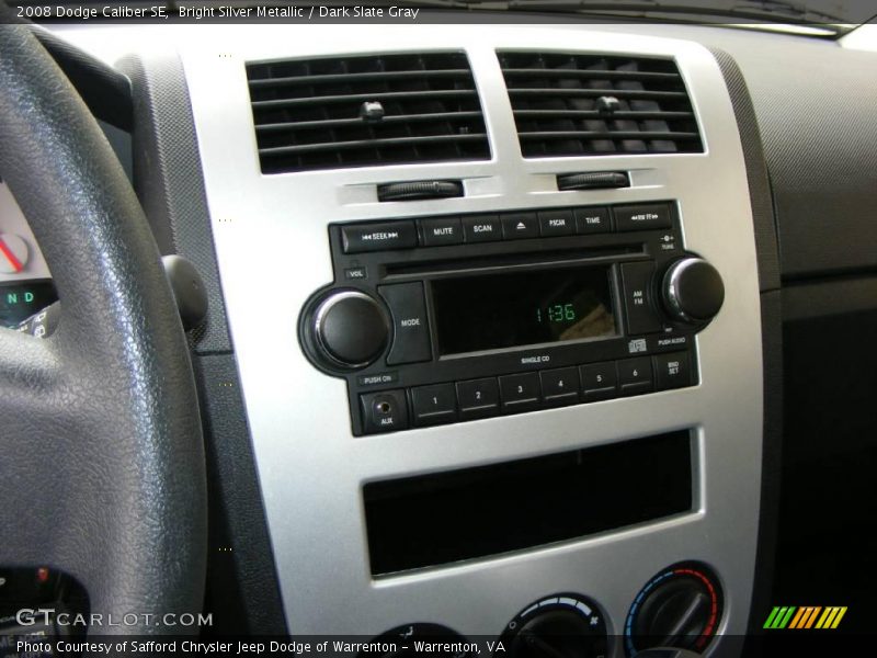 Bright Silver Metallic / Dark Slate Gray 2008 Dodge Caliber SE