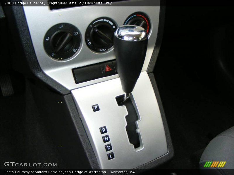 Bright Silver Metallic / Dark Slate Gray 2008 Dodge Caliber SE