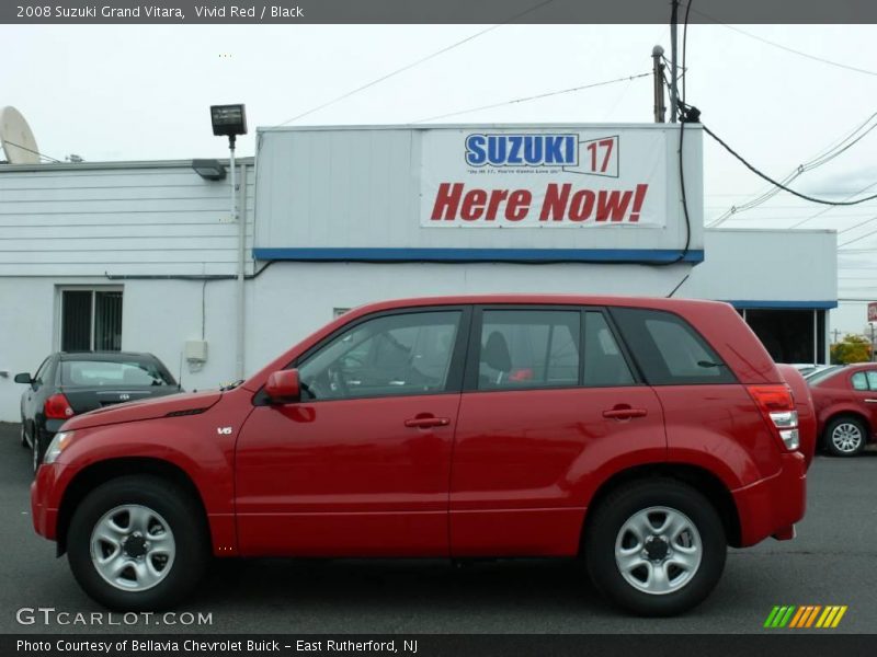 Vivid Red / Black 2008 Suzuki Grand Vitara