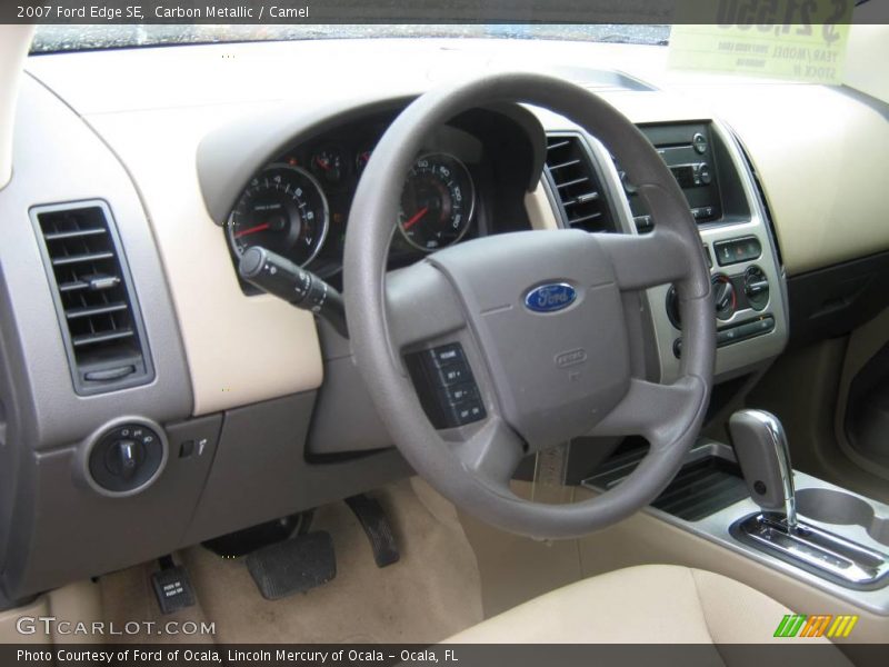 Carbon Metallic / Camel 2007 Ford Edge SE