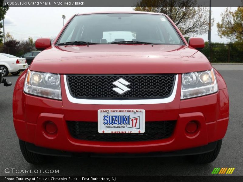 Vivid Red / Black 2008 Suzuki Grand Vitara