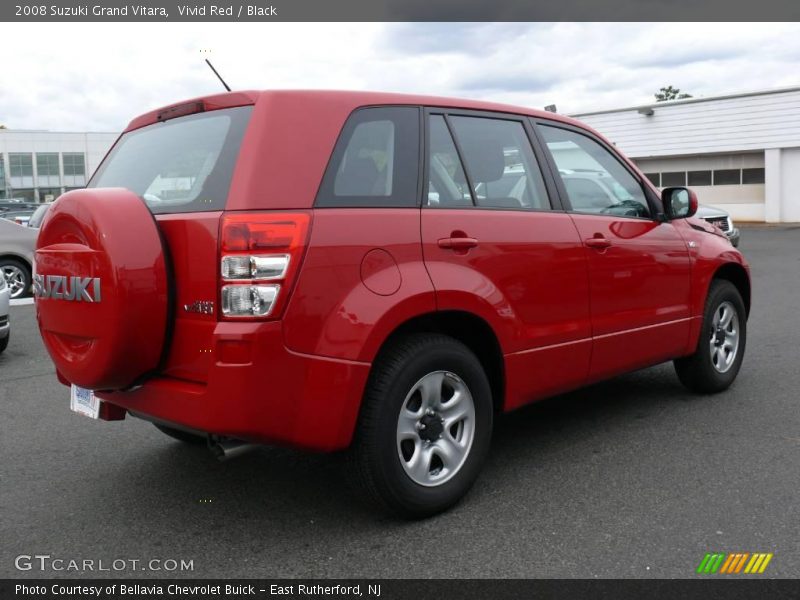 Vivid Red / Black 2008 Suzuki Grand Vitara