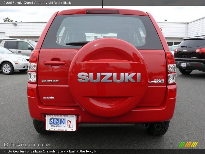 Vivid Red / Black 2008 Suzuki Grand Vitara