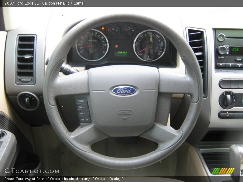 Carbon Metallic / Camel 2007 Ford Edge SE