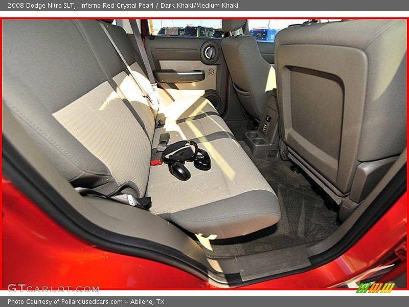 Inferno Red Crystal Pearl / Dark Khaki/Medium Khaki 2008 Dodge Nitro SLT