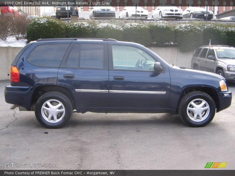 Midnight Blue Metallic / Light Gray 2007 GMC Envoy SLE 4x4