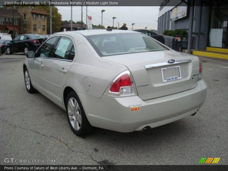Smokestone Metallic / Medium Light Stone 2008 Ford Fusion SEL V6