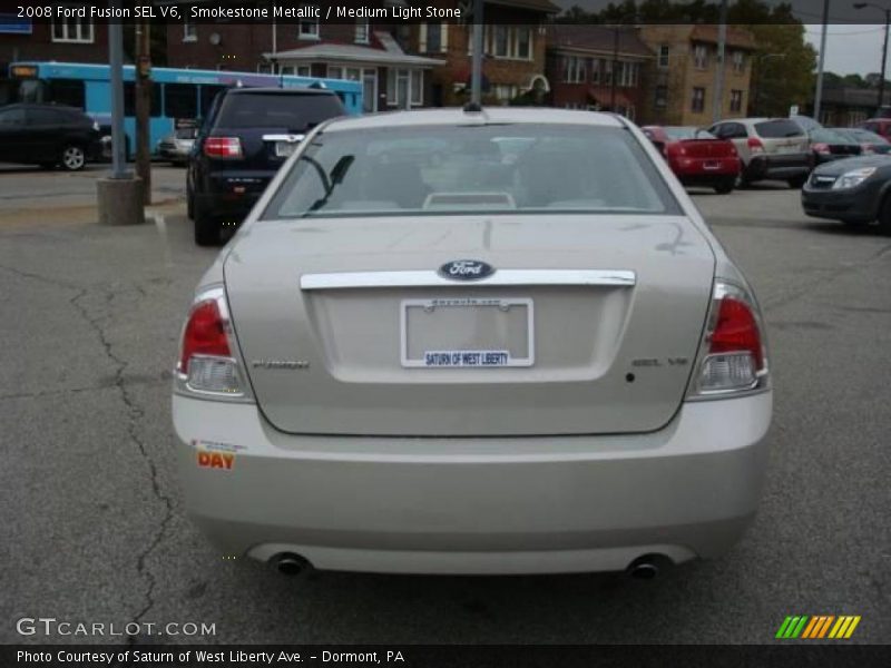 Smokestone Metallic / Medium Light Stone 2008 Ford Fusion SEL V6