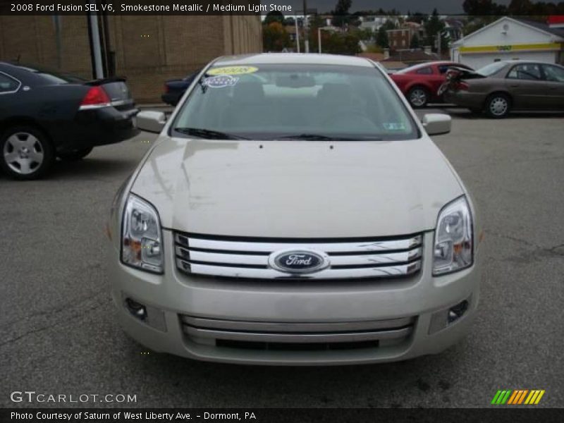 Smokestone Metallic / Medium Light Stone 2008 Ford Fusion SEL V6