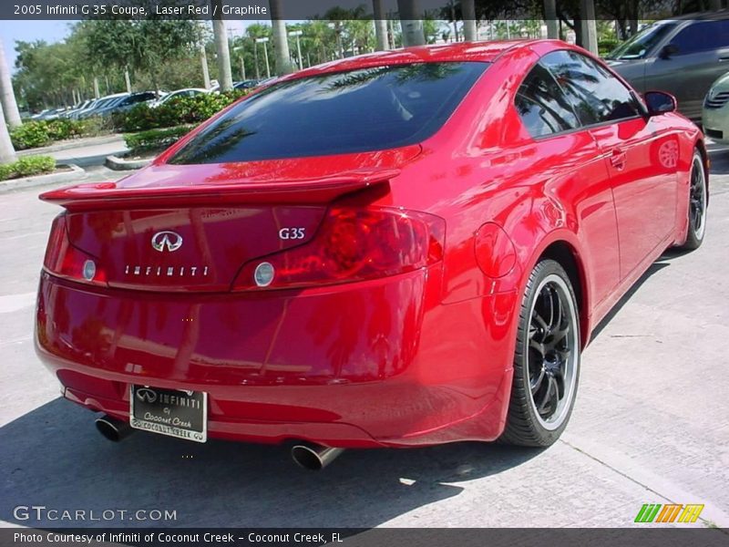 Laser Red / Graphite 2005 Infiniti G 35 Coupe