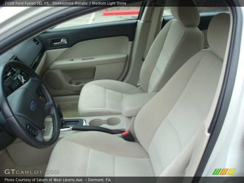 Smokestone Metallic / Medium Light Stone 2008 Ford Fusion SEL V6