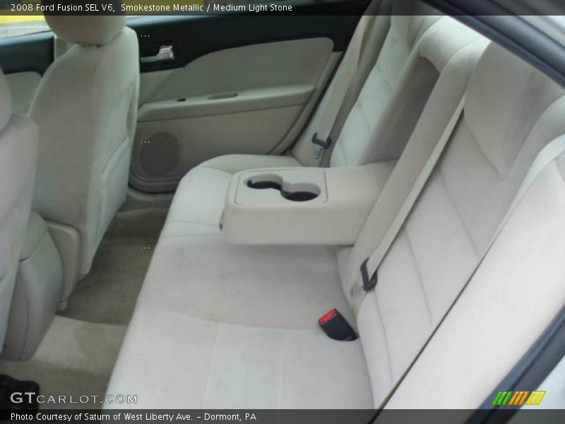 Smokestone Metallic / Medium Light Stone 2008 Ford Fusion SEL V6