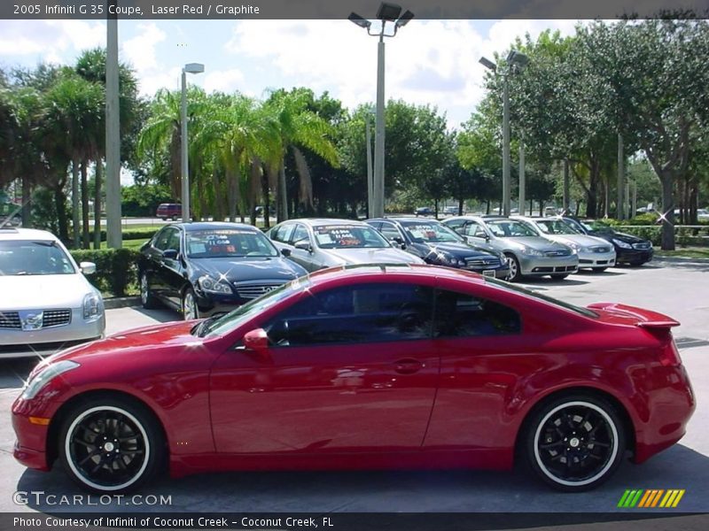 Laser Red / Graphite 2005 Infiniti G 35 Coupe