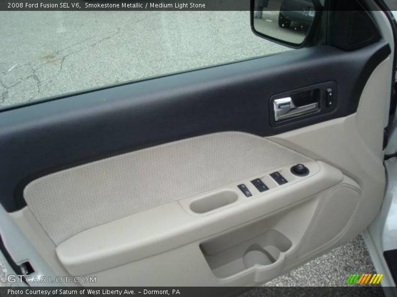 Smokestone Metallic / Medium Light Stone 2008 Ford Fusion SEL V6