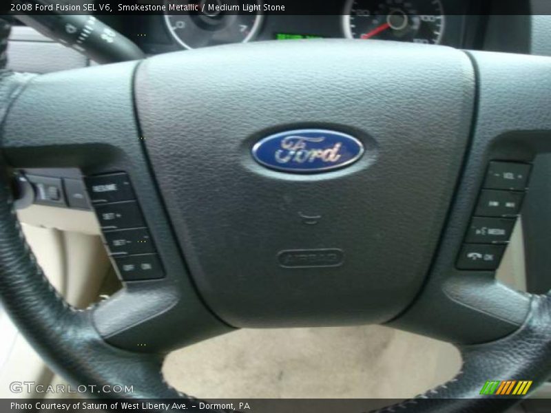 Smokestone Metallic / Medium Light Stone 2008 Ford Fusion SEL V6