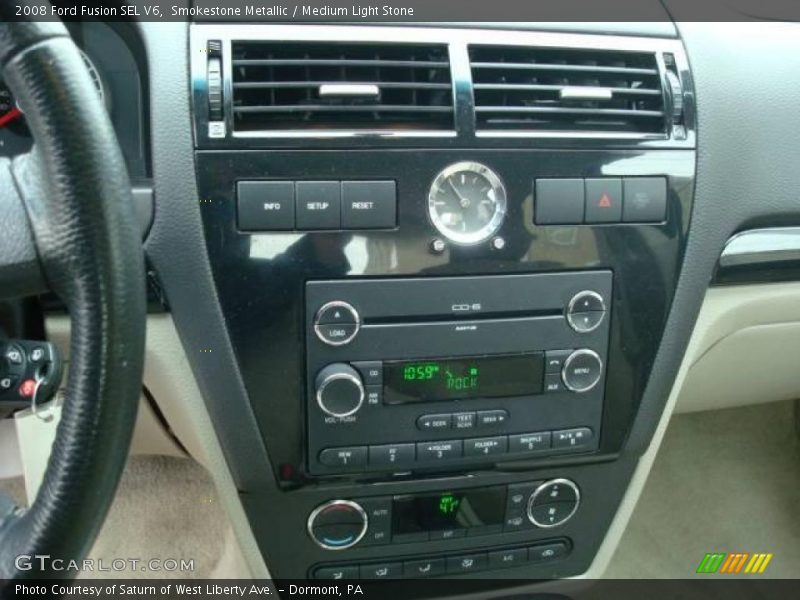 Smokestone Metallic / Medium Light Stone 2008 Ford Fusion SEL V6
