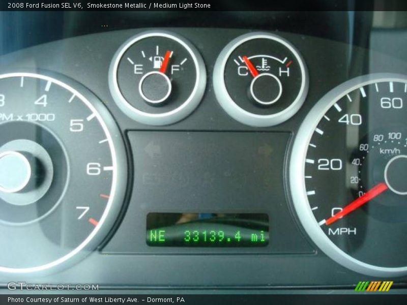Smokestone Metallic / Medium Light Stone 2008 Ford Fusion SEL V6