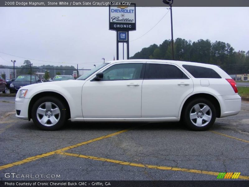 Stone White / Dark Slate Gray/Light Slate Gray 2008 Dodge Magnum