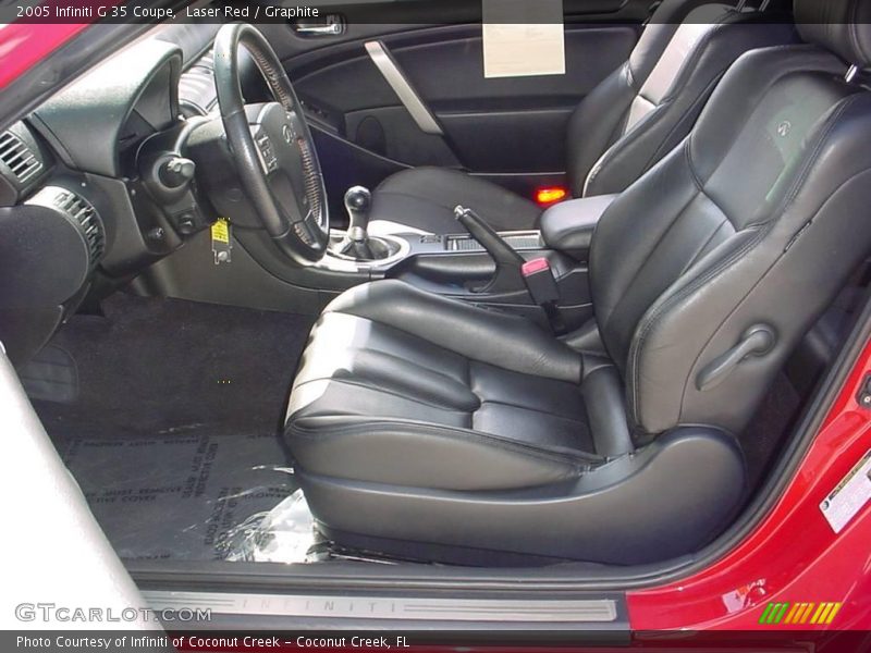 Laser Red / Graphite 2005 Infiniti G 35 Coupe