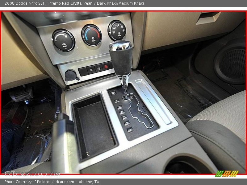 Inferno Red Crystal Pearl / Dark Khaki/Medium Khaki 2008 Dodge Nitro SLT