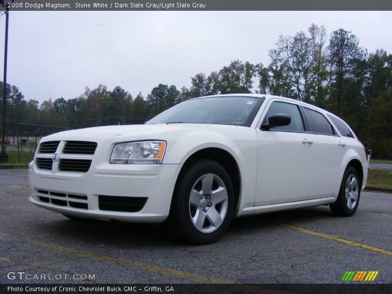 Stone White / Dark Slate Gray/Light Slate Gray 2008 Dodge Magnum