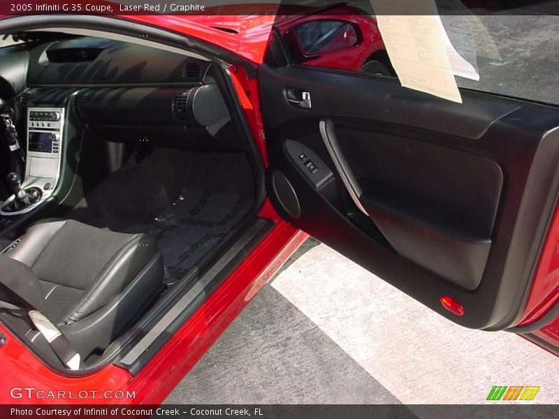 Laser Red / Graphite 2005 Infiniti G 35 Coupe