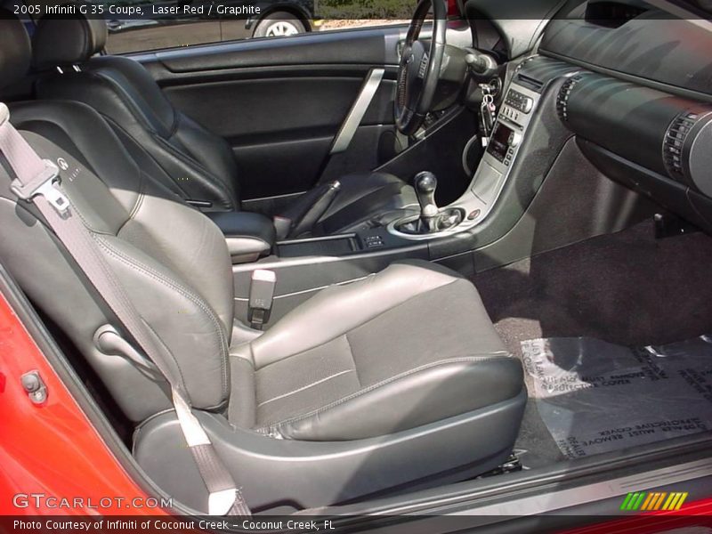 Laser Red / Graphite 2005 Infiniti G 35 Coupe