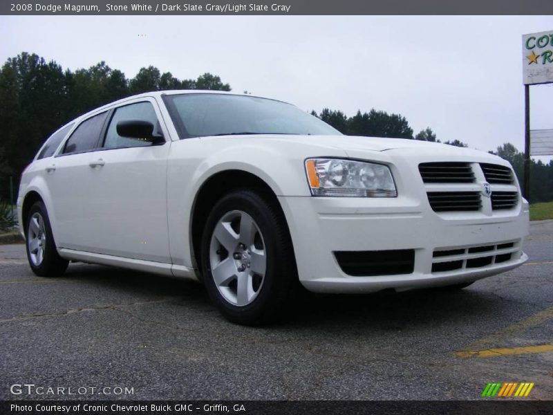 Stone White / Dark Slate Gray/Light Slate Gray 2008 Dodge Magnum