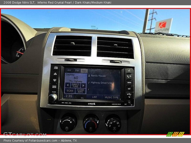 Inferno Red Crystal Pearl / Dark Khaki/Medium Khaki 2008 Dodge Nitro SLT