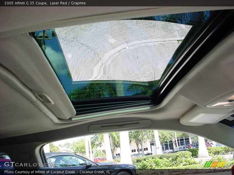 Laser Red / Graphite 2005 Infiniti G 35 Coupe