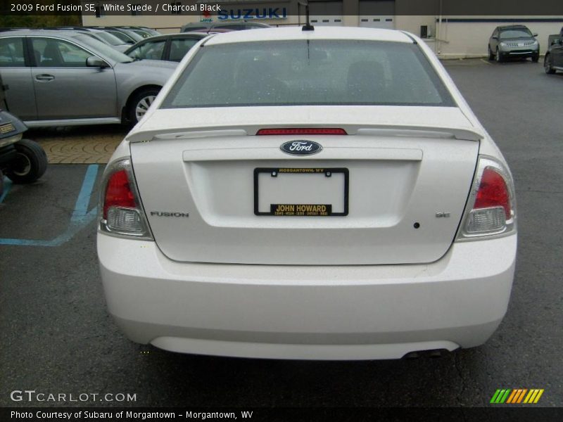 White Suede / Charcoal Black 2009 Ford Fusion SE