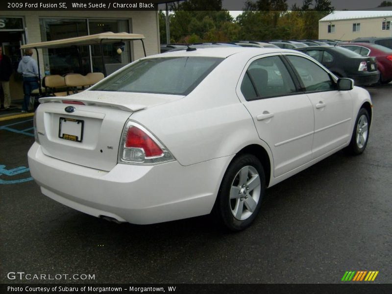 White Suede / Charcoal Black 2009 Ford Fusion SE