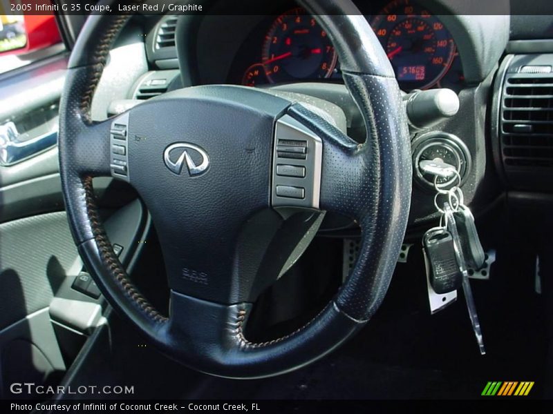 Laser Red / Graphite 2005 Infiniti G 35 Coupe