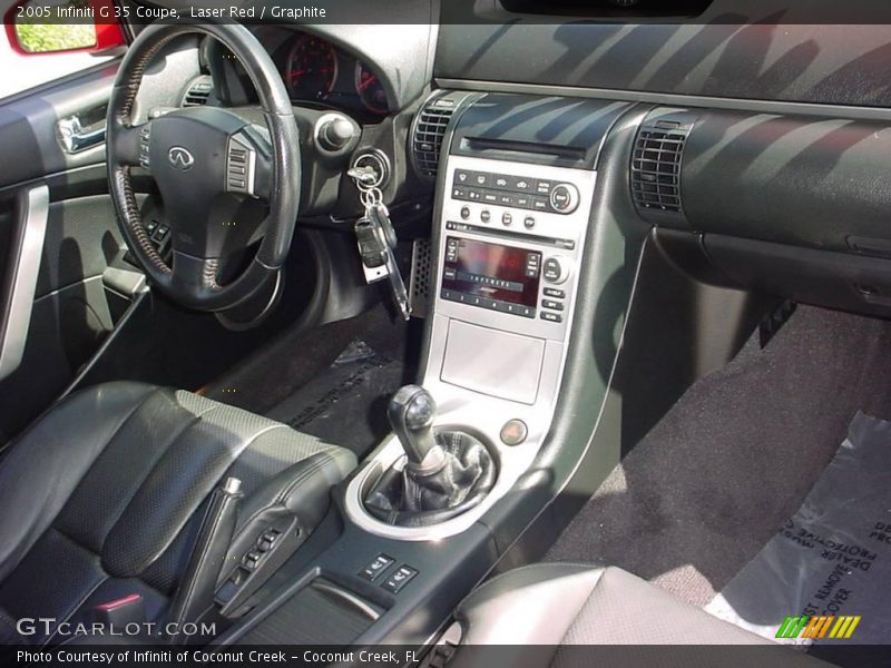Laser Red / Graphite 2005 Infiniti G 35 Coupe