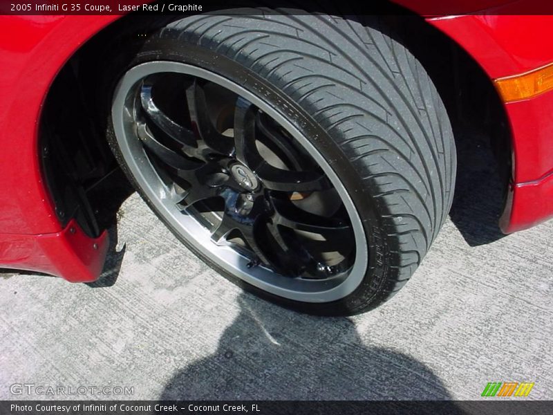 Laser Red / Graphite 2005 Infiniti G 35 Coupe