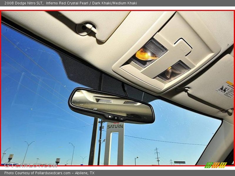Inferno Red Crystal Pearl / Dark Khaki/Medium Khaki 2008 Dodge Nitro SLT